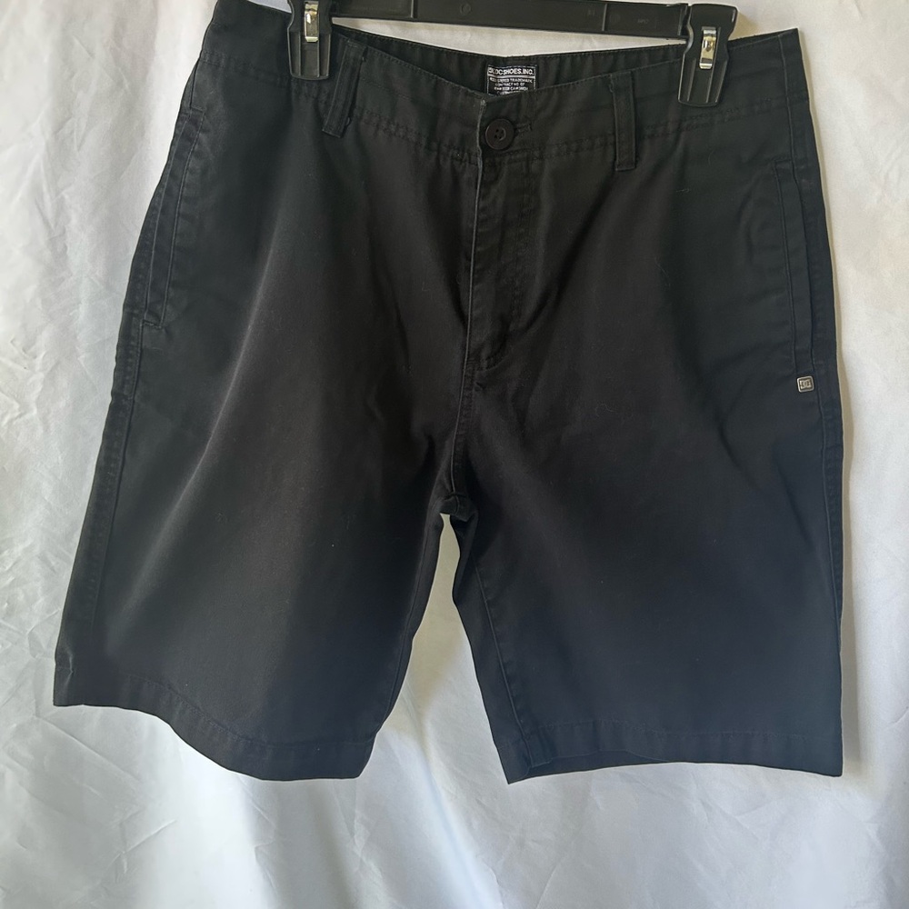 DC Mens Black Chino Shorts Size 32